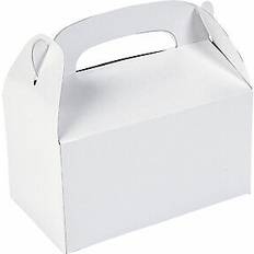 Fun Express 12 Pc 6" White Favor Boxes