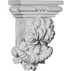 3 7/8 2 5 3/4 H Rose Corbel
