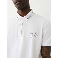 True Religion Herre Tøj True Religion Relaxed Fit Big T Embroidered Polo
