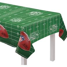 Silver Table Decorations Amscan Nfl drive silver pro football sports theme party decoration plastic tablecover