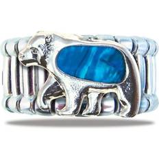 Blue - Unisex Rings Aqua jewelry rings bear