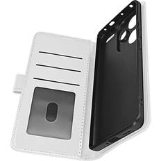 Avizar Etui pour Xiaomi Redmi Note 13 Pro Plus Porte-carte Support Vidéo Blanc