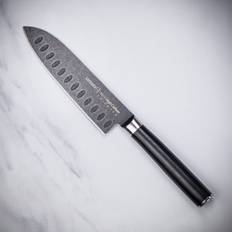 Samura Kitchen Knives Samura MO-V Black Stonewash 5.4" Santoku Knife