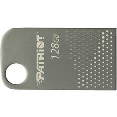 Patriot FLASHDRIVE Tab300 128GB USB 3.2 120MB/s mini aluminiowy srebrny 128 GB, USB 3.2 USB Stick, Silber