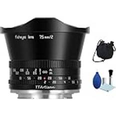 TTArtisan Sigma Camera Lenses TTArtisan 7,5 mm F2 APS-C fisköga lins 180° Ultra vidvinkel L-kamera TL