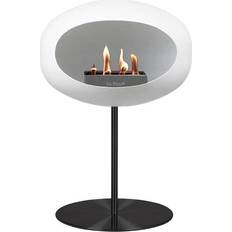 Fireplaces Le Feu White Ground Low Bioethanol Fireplace