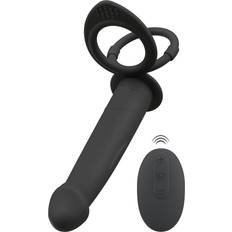 Analvibrator - Genopladeligt batteri Vibratorer Black Velvets RC Double Fucker