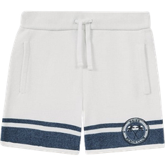 Reiss Kid's Catch Velour Beach Club Shorts - Optic White/Air