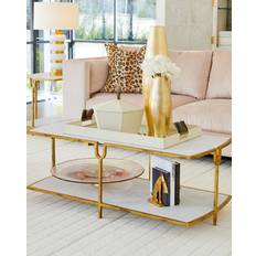 Marble Coffee Tables WILLIAM D SCOTT Curve Gold Cocktail Coffee Table