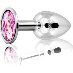 Sexleksaker Sustainable Pleasure Metal Plug Small Silver Pink