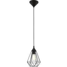 Loops Hanging Wire Cage Black Pendant Lamp ∅ 17.5cm
