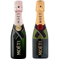 Moet & Chandon Brut & Rose Champagne Mini Moet Duo 2 x 20cl 12.5% ABV