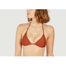 Brown Bikini Tops Rhythm Classic Slide Tri Bikini Top