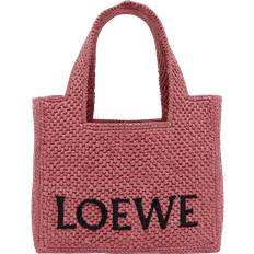 Loewe X Paula's Ibiza Font Logo Mini Tote Bag - Sunset Pink