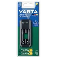 Varta USB Duo Charger AA AAA Recharge Batteries 2x AAA 800 mAh 57651201421