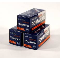 Analogue Cameras Foma pan 200 asa Black and White 120 Roll Film 3 Pack