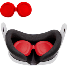 Vortex VR Silicone lens protectors for Meta Quest 3 Black Red