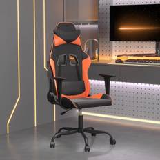 Gamingstolar vidaXL Gamingstol Med Massage Svart Orange