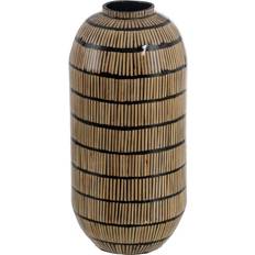 Bambu Vaser BigBuy Home Svart Beige Vas 23cm