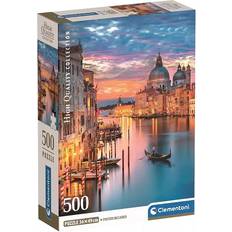 Clementoni Klassiska pussel Clementoni pussel 500 bitar Solnedgång i Venedig