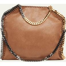 Stella McCartney Mix Galvanic 3-Chain Shimmer Tote Bag 2200 PECAN