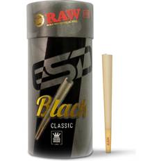 Black Rolling Papers Raw Cones King 100 Pack Pre Rolled Rolling Paper Pressed Extra Fine for Thin, Slow Burning, Naturally
