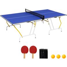Sportnow 9FT Foldable Table Tennis with Cover