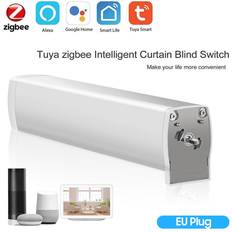 Smarte styreenheter Tomtop Jms Tuya Smart Zigbee Elektrisk Gardinmotor EU Plug