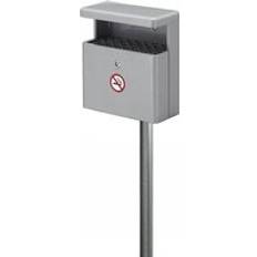 Grey Ashtrays Kaiserkraft made of aluminium, made of aluminium, grey