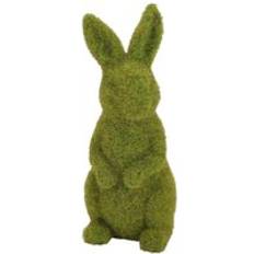 Living and Home 8.5cm W 9cm D 24cm H Artificial Garden Grass Resin Bunny Statue