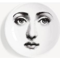 Fornasetti Ashtray Tema e Variazioni n.6 white/black 100% porcelain