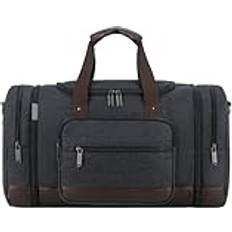 PIPONS Sport Gymväska Duffel 20-tums Duffelväska I Canvas För Resor, Expanderbar Bärväska, Gymväska Över Natten För Män Helg Ryggsäck Color D, Size 52 * 23 * 35cm