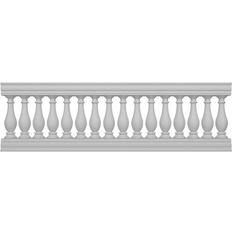 Stairs & Railings Ekena Millwork Fiberthane Legacy Balustrade Railing Kit, Style N 6 1/4" On-Center Spacing to Pass 4" Sphere Code 32"H x 8'L