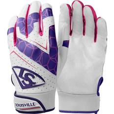 Louisville Slugger Baseball Gloves & Mitts Louisville Slugger Adult Genuine 2.0 Batting Gloves Purple, Large