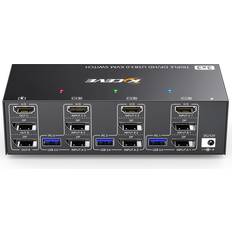 Kvm switch 3 monitors 3 computers 8k60hz 4k144hz, camgeet hdmi 2 displaypor. KVM Switch 3 computers 3 monitor