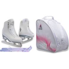 Figure Skates Skate Guru Jackson Ultima Finesse JS151 Women's Ice Girls Bundle with and Bag