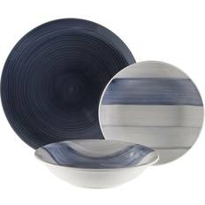 Versa Leanne Dark Blue Dinner Set 18pcs