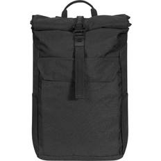 Rolltop Backpack Black, One Size, Black
