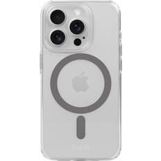 Holdit Phone Case MagSafe Space Gray/Transparent iPhone 15 Pro Max