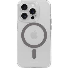 Apple iPhone 15 Pro Max Mobiletuier Holdit iPhone 15 Pro Max MagSafe Deksel Transparent Space Grey