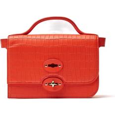 Zanellato Cayman Leather Handbag - Red
