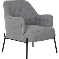 Dkd Home Decor Grey Metal Armchair