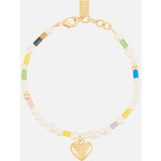 Multicoloured - Women Bracelets Coach Women's Pearl Heart Flex Bracelet Pearl Multi