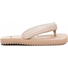 Synthetic Leather Flip-Flops Yume Yume Scarpe Suki - Dark Beige