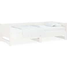 vidaXL 820258 White Canapé 204cm Canapé 2 Places