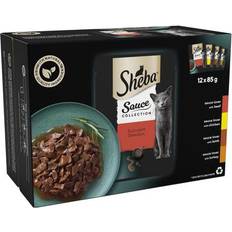 Sheba Pouches 12 85g Sauce Collection Succulent