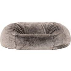 Bean Bags ICON Cloud Giant Fluffy Faux Fur Grey Bean Bag