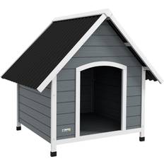 Pawhut Outdoor Dog House w/ Removable Floor 110x98x106.5cm