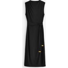 Barbour Women Dresses Barbour Courtney Woven Midi Dress Black UK 10