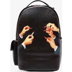 Seletti "Toiletpaper Lipstick Black Art backpack 02350"